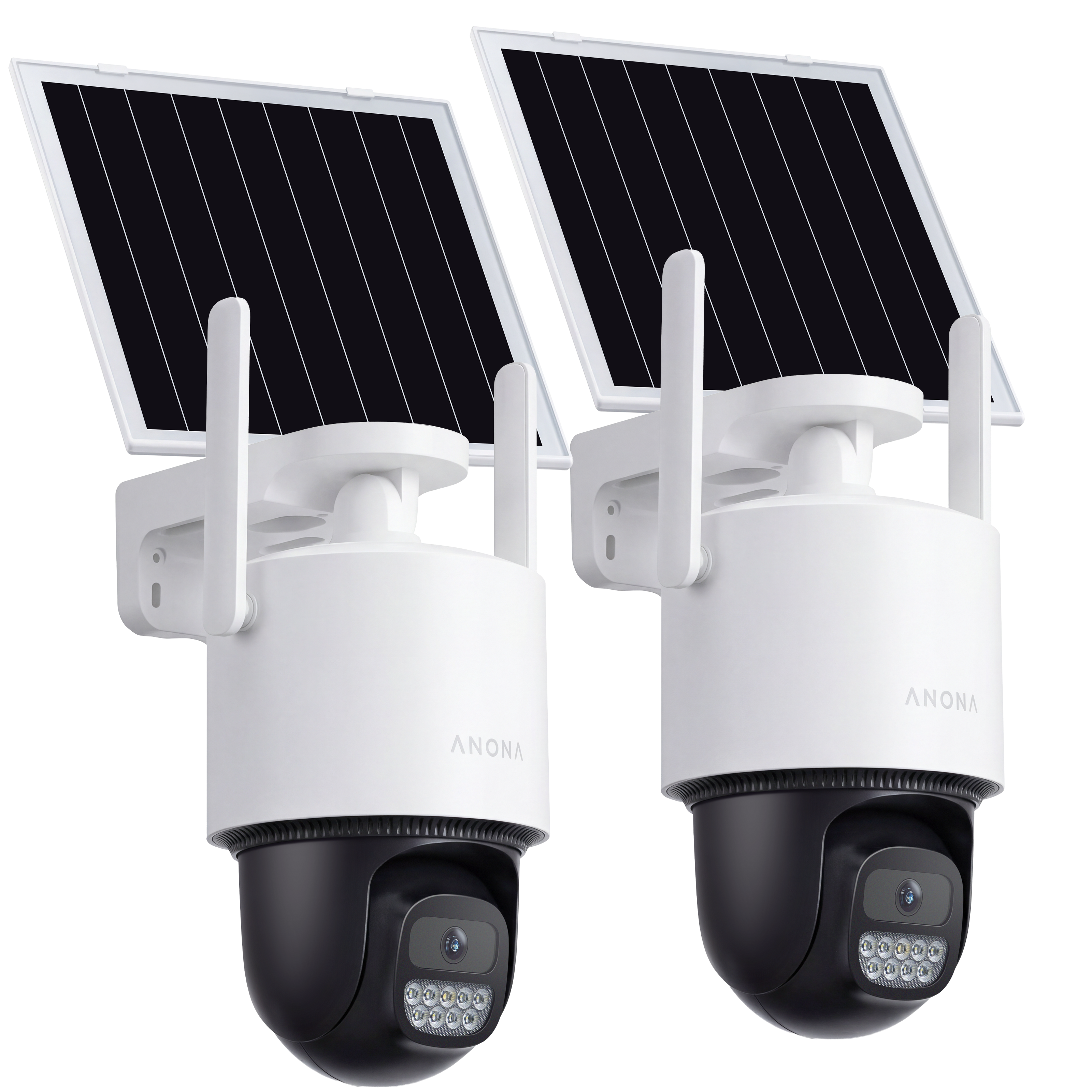 2.5K 4MP Solar PTZ Security Camera with Auto Tracking & Local Storage