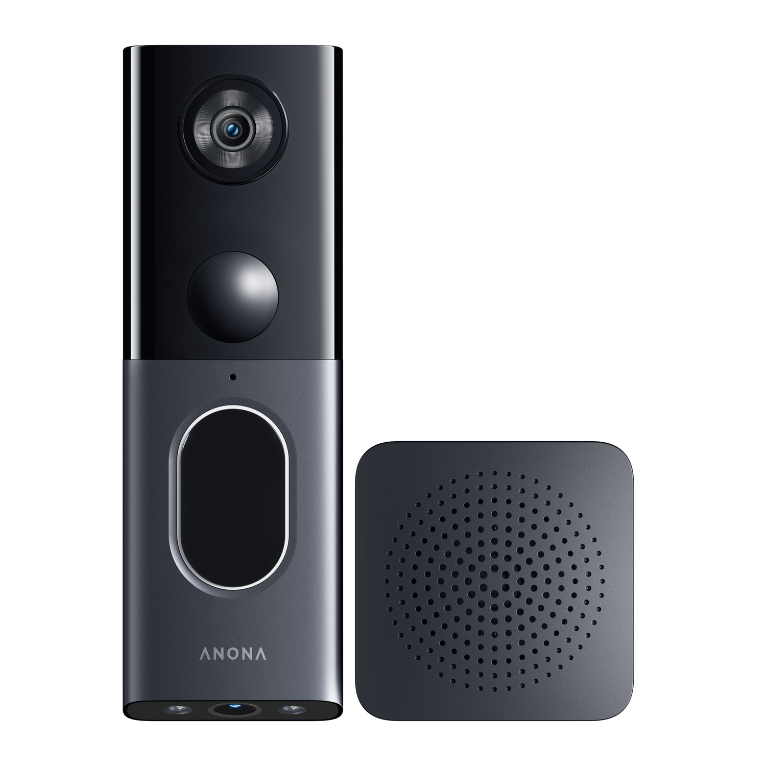 2K+ 5MP Dual Camera Video Doorbell with Chime