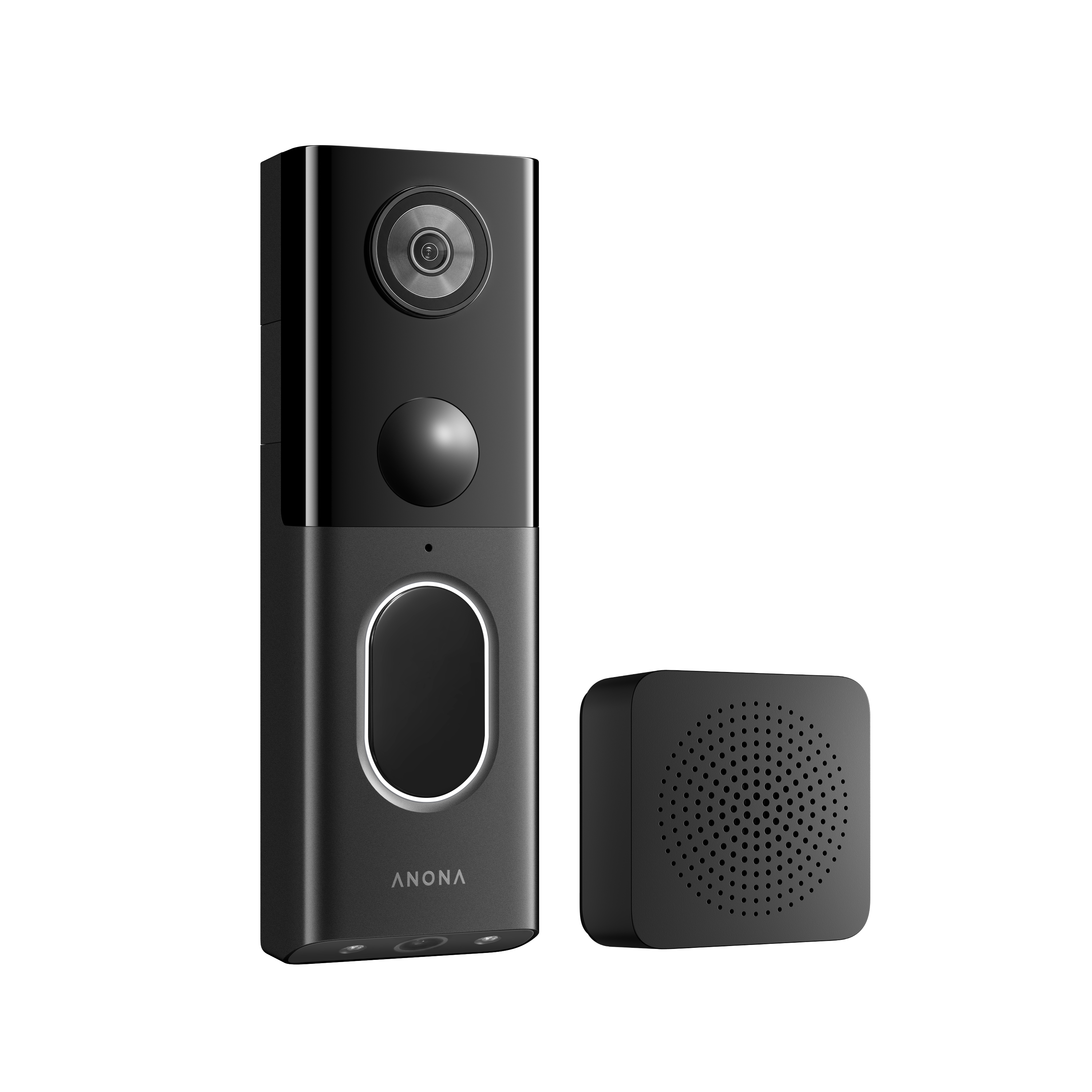 2K+ 5MP Dual Camera Video Doorbell with Chime