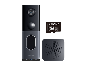1 Kit with 512GB SD Card（1 Doorbell with Chime&512GB SD Card）