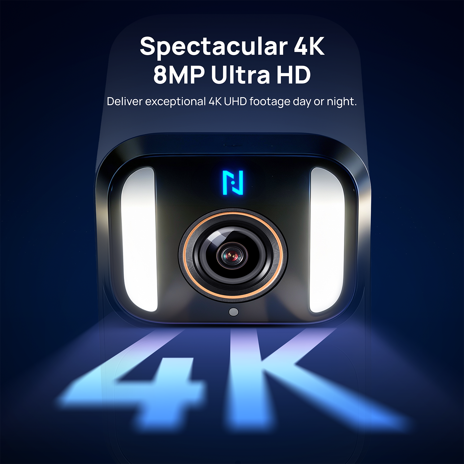 Anona Aurora + SmartBase Kit | 4K UHD 24/7 AOV Solar Outdoor AI-powered Camera Security System