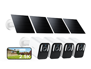 4 Packs (4 Cams + 4 Solar Panels)