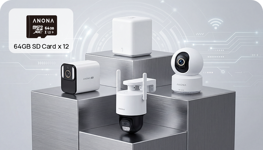 Anona Ultimate Local Storage Home Security Bundle
