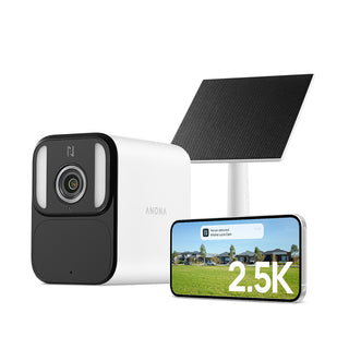 2.5K 4MP QHD AI Solar/Battery Powered Security Camera