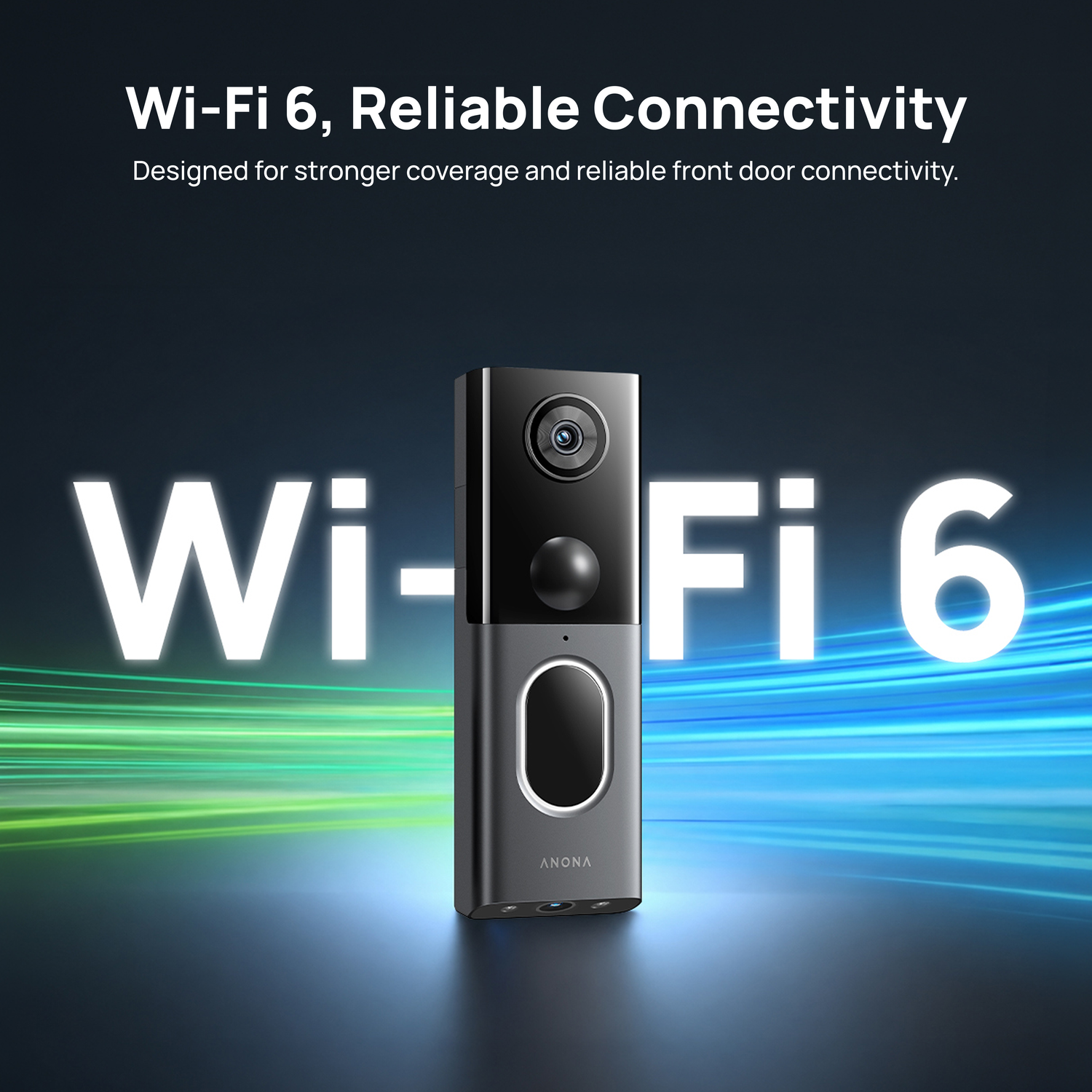 2K+ 5MP Dual Camera Video Doorbell with Chime
